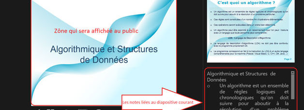 diaporama commenté avec Power Point